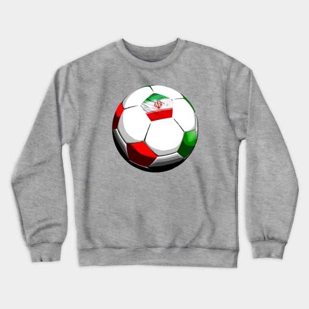 Iran Soccer Crewneck Sweatshirt by asaiphoto